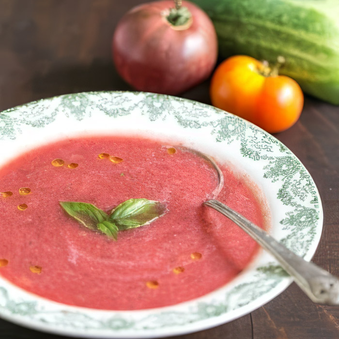 Watermelon Gazpacho Recipe
